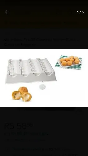 Formas para coxinhas