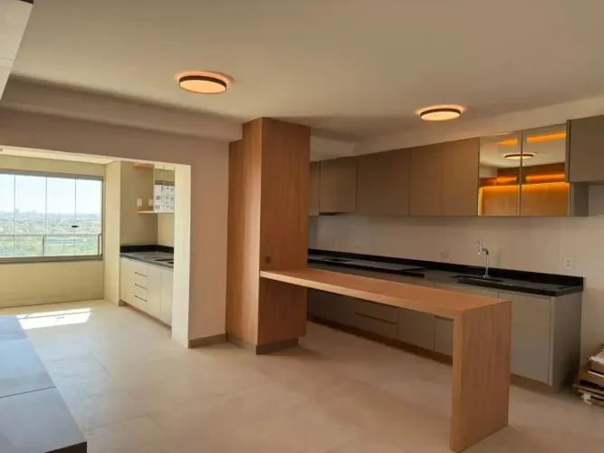Apartamento decorado com vista alta ao lado do shopping e do Parque Una
