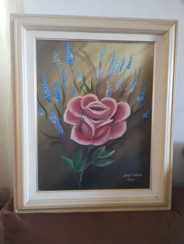 Tela pintada a mão