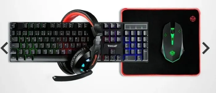 KIT TECLADO E MOUSE GAMER