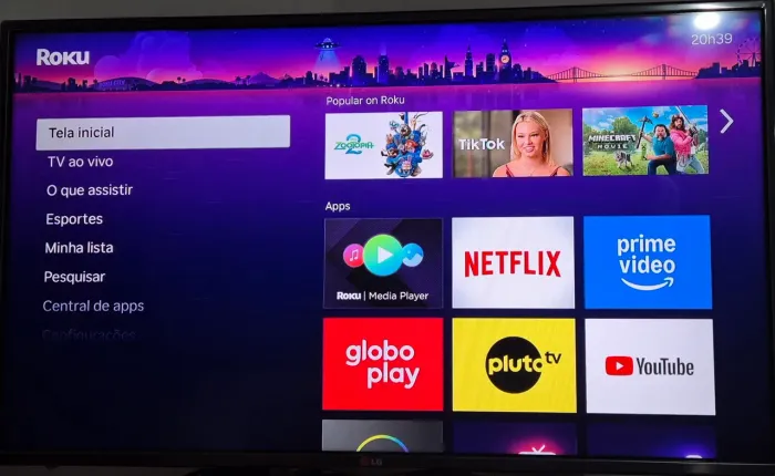 SmartTV LG 42 Polegadas 42la6204 + Roku Express