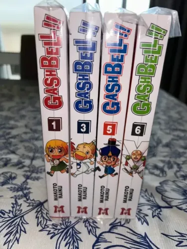 Mangá Gash Bell!! - Vols. 1, 3, 5 e 6