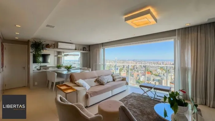 Apartamento com vista para o Guaíba, 3 dormitórios e 2 vagas