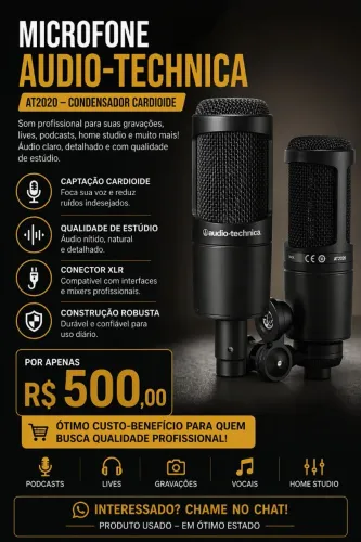 MICROFONE ORIGINAL
