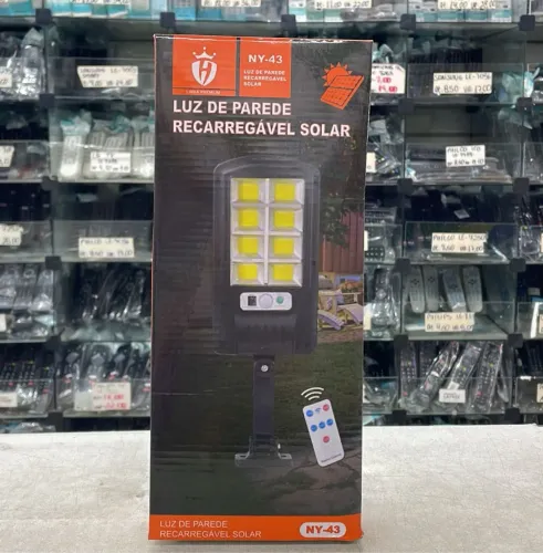 LUZ DE PAREDE RECARREGÁVEL SOLAR