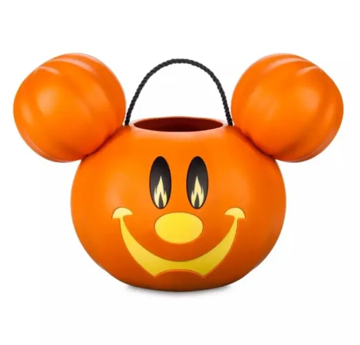 Balde Disney Mickey Mouse Halloween abóbora iluminar 