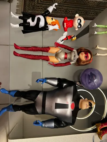 Bonecos os incríveis Disney pixar (lote) versão collector