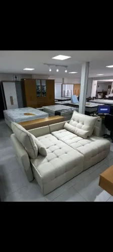 Sofa cama  da Bom pastor no linho 