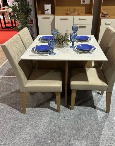 Mesa de jantar com 4 cadeiras promoção imperdivel
