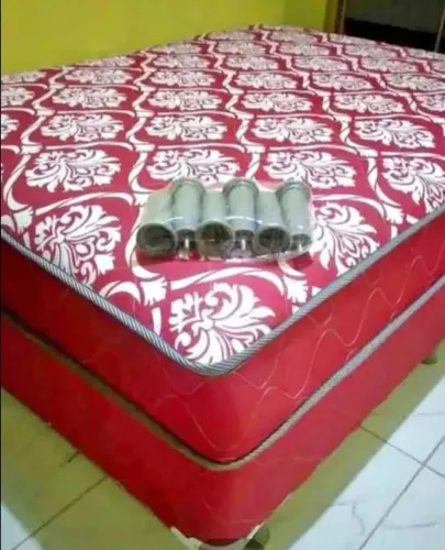 Cama box mola macia 