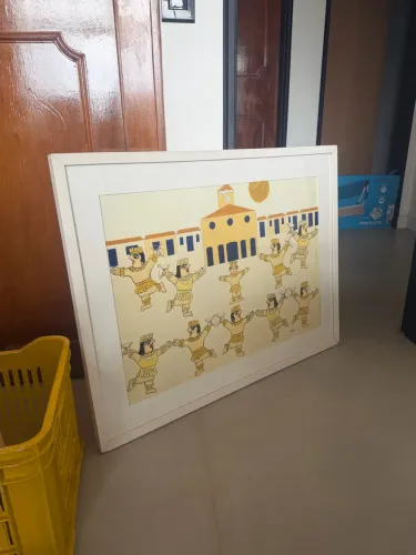 Quadro/pintura original Lauro Nascimento original Naif