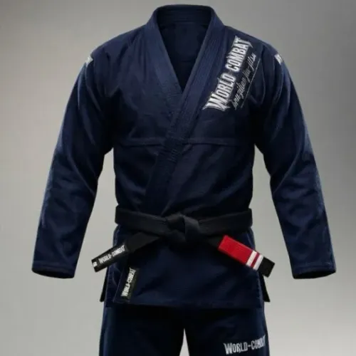 Kimono A1 World Combat Azul Marinho (Usado Apenas Uma Vez)<br>Usado apenas uma vez