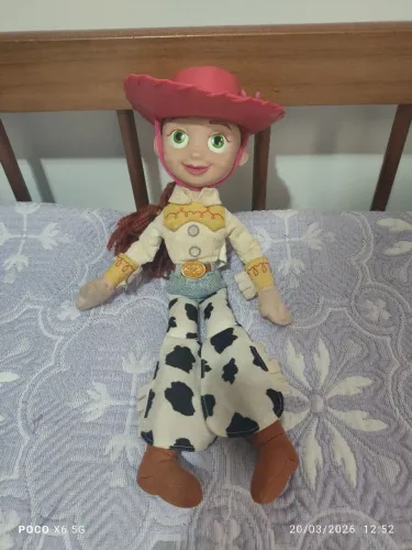 Boneca Jessie toy story vaqueira original Disney 38cm