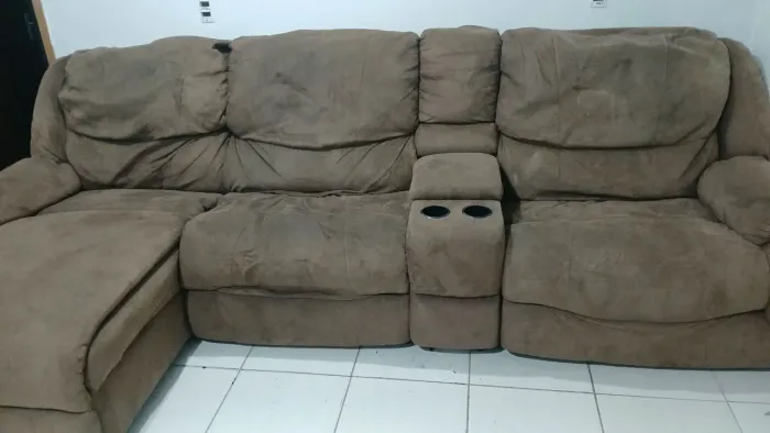 Sofa retratil e reclinável elétrico