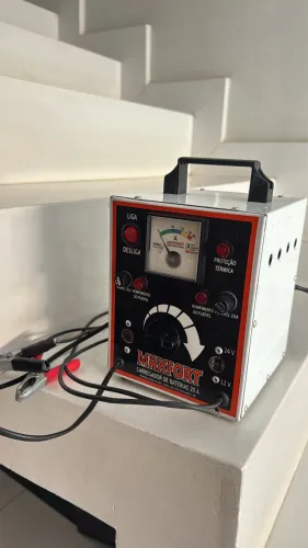 Carregador De Bateria Até 480a. Maxfort Mx8 20a 12/24v