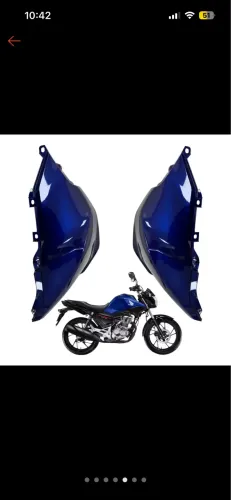 Carenagem da moto start 160 2026 azul