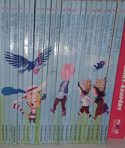coleção folha de s.paulo contos e fábulas 25 livros