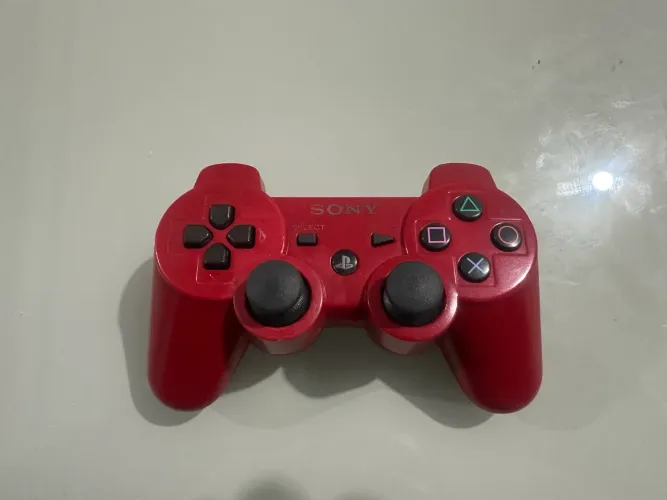 Controle Vermelho PS3 Original