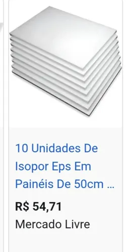 Isopor ideial para forro ou decoração
