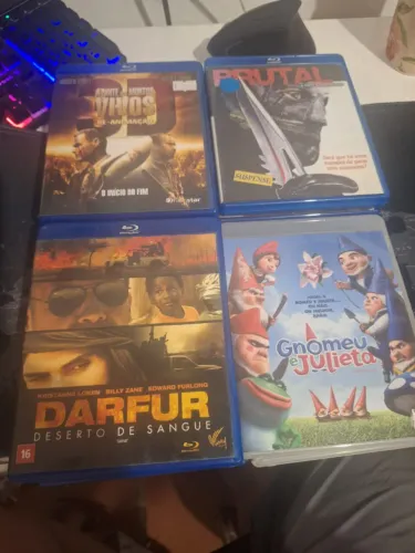 LOTE 11 BLURAYS ORIGINAIS DIVERSOS GÊNEROS