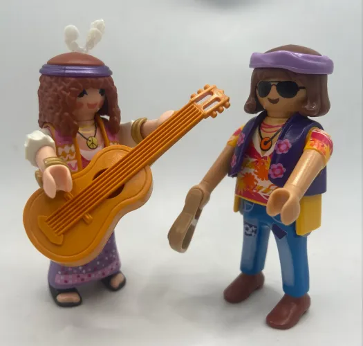 Playmobil casal de Hippies 