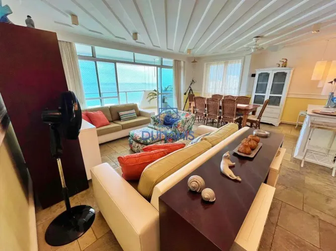 APARTAMENTO FRENTE TOTAL PARA O MAR- PRAIA DAS ASTÚRIAS - COM LAZER COMPLETO