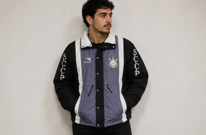 Antiga Jaqueta Blusão Corinthians Penalty Futebol anos 90
