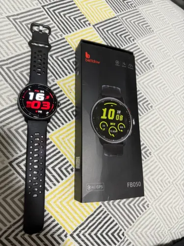 Relógio Smartwatch Bettdow Fb050 Gps Tela Amoled 1.43 Preto