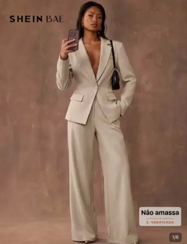 Conjunto Blazer e Calça alfaiataria G NOVO