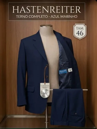 Terno azul marinho número 46