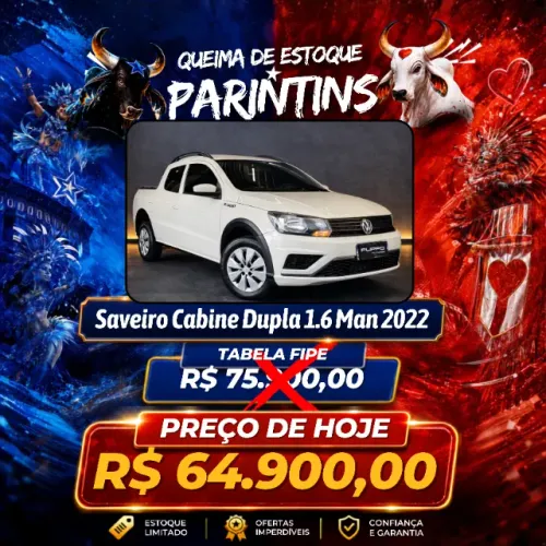 Volkswagen Saveiro Robust 1.6 Total Flex 8V 2022