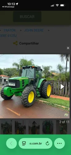Trator John Deere 6125 J