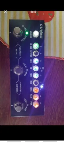 Pedal Cuvave de Efeitos para Guitarra, Baixo e Violão