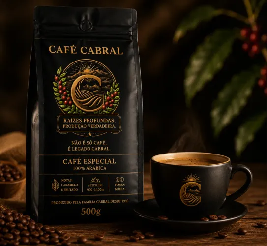 Café Cabral 500g 100% Arábica Torra Média Café Especial