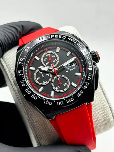 Relogio Tag Heuer - Pulseira Borracha - Vermelho - Esportivo - Quartzo