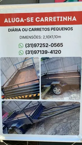 Aluguel  e carretos  pequenos 