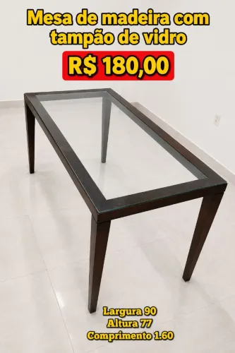Mesa de vidro