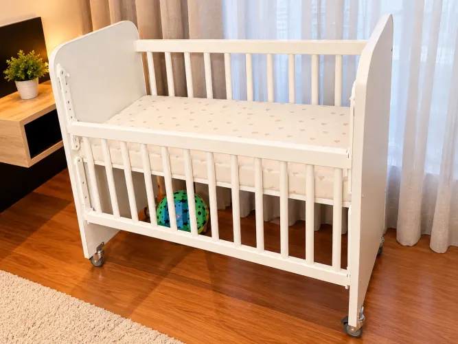 Mini berço com colchão