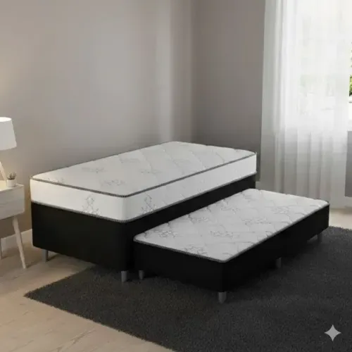 Cama milano com auxiliar EM ESTOQUE