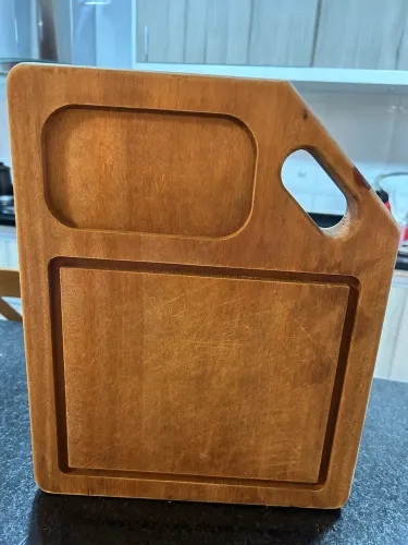 BARBADA!!! Tábua de Churrasco de Madeira Nobre 41 x 33