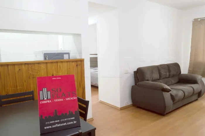 Flat Saint Patrick 42m² 1 dormitório 1 vaga em Moema para locação.