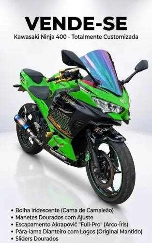 Vendo Kawasaki Ninja 400 KRT