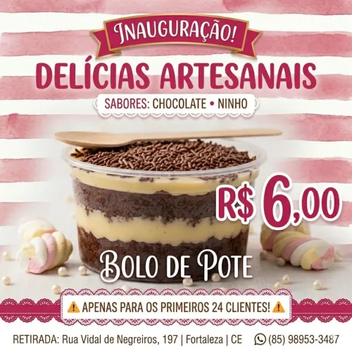Bolos de potes