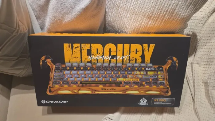 Teclado GravaStar Mercury k1 PRO - Battle Worn Yellow
