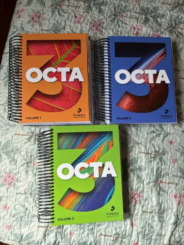 Livros Poliedro Vol. 1, 2, 3 2025