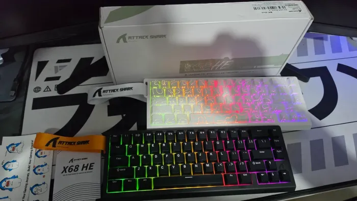 Teclado Magnético Attack Shark X68 HE - NOVO