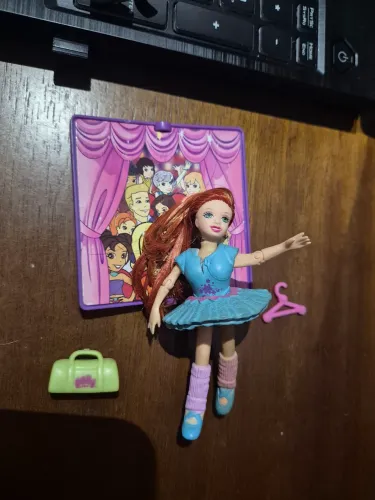 Polly pocket Bailarina linha dance e groove anos 2000