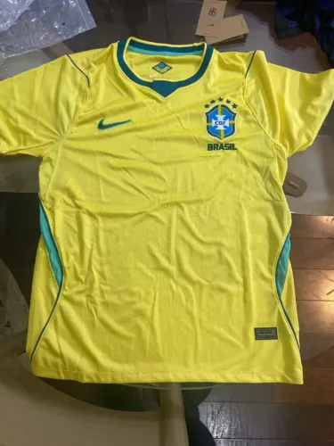 camisa brasil nike amarela tamanho m