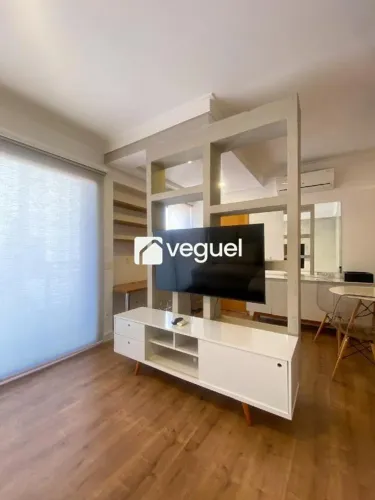 Apartamento mobiliado de 57m² com 1 quarto, sendo 1 suíte para alugar no bairro Cambuí, Ca