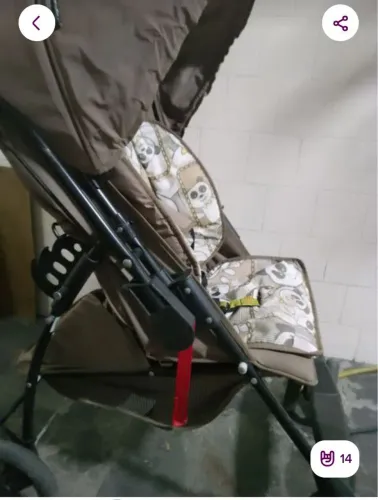 Cadeira de bebê único dono unissex